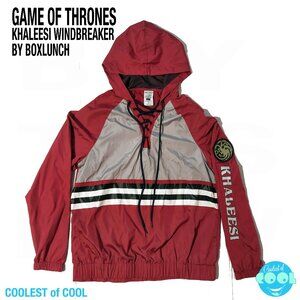 Boxlunch Game of Thrones Daenerys khalleesi Lace-Up Womens Windbreaker XL nice